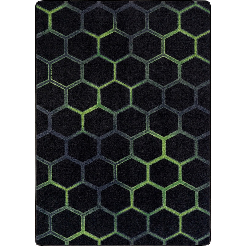 Joy Carpets Kid Essentials Breakout Area Rug - 3'10" x 5'4" - Emerald