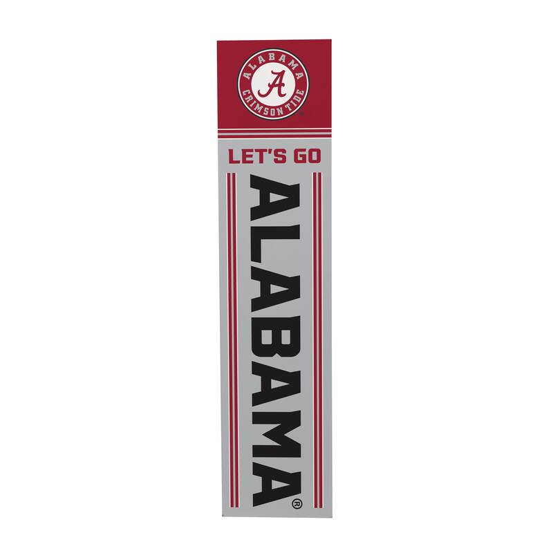 47" Double Sided Seasonal Porch Leaner, University of Alabama - 47" x 11.25"