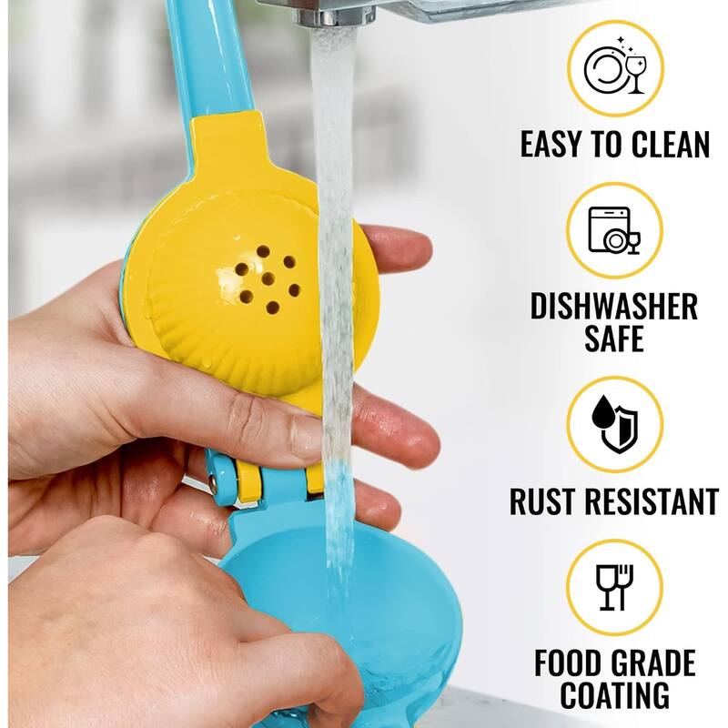 Zulay Kitchen Metal 2-In-1 Lemon Squeezer Manual