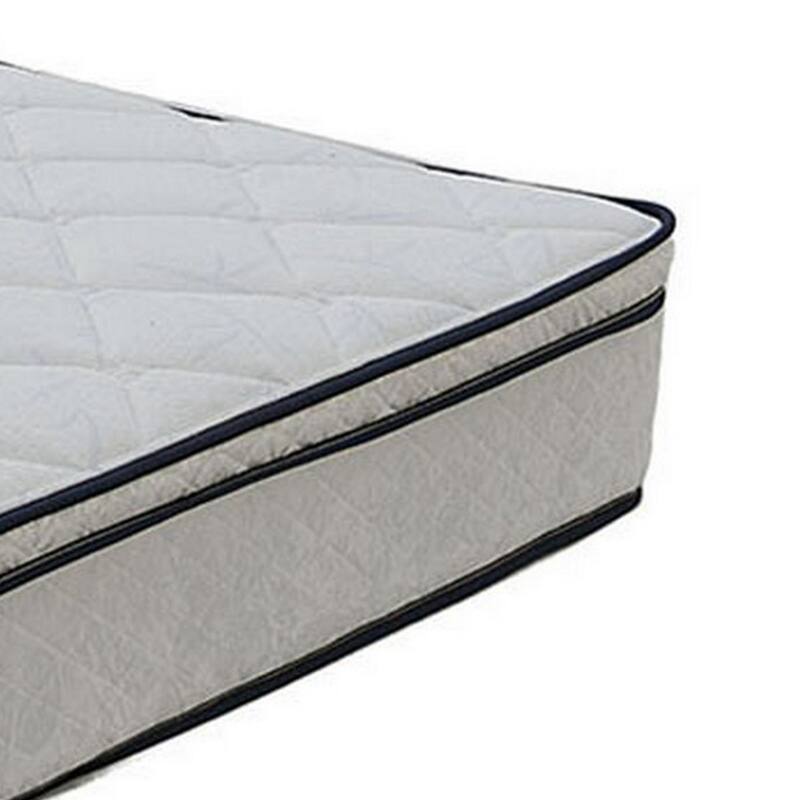 Lim 9 Inch Soft Bonnell Coil California King Mattress with Euro Top, Foam
