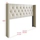 preview thumbnail 9 of 7, Sonoma Tufted Upholstered Headboard