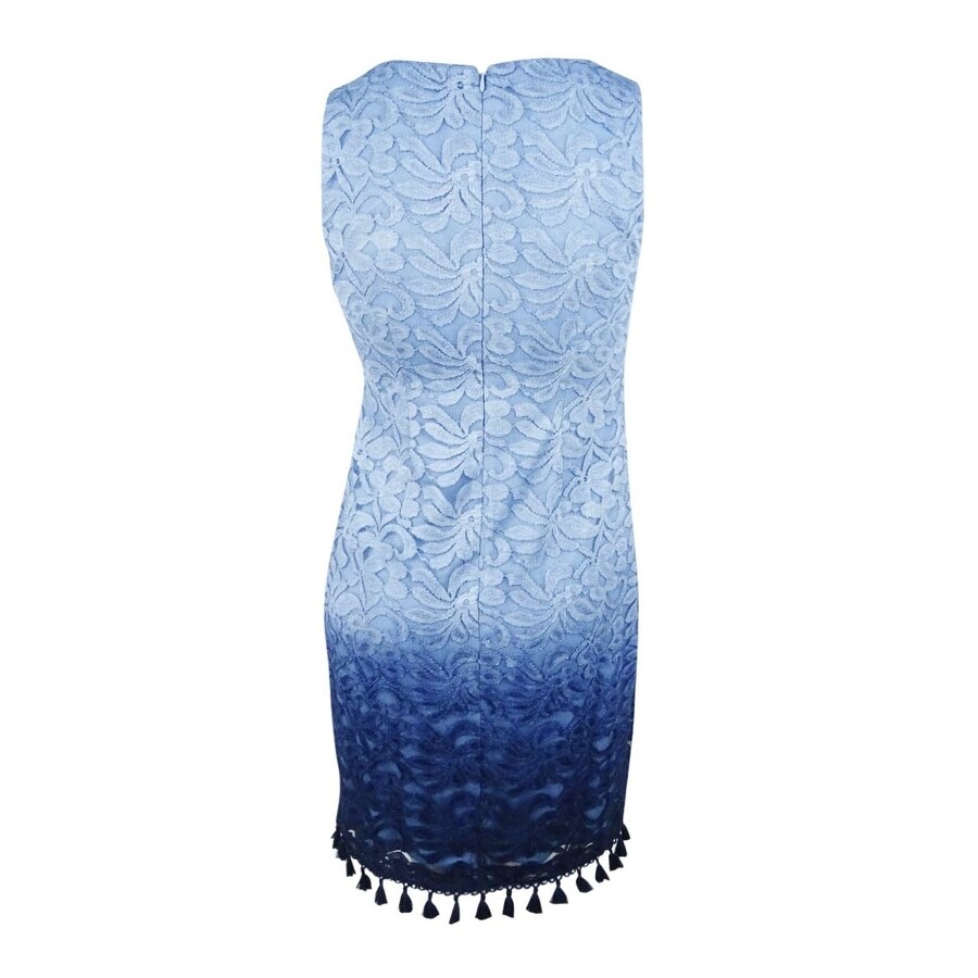 lace tassel dress