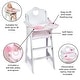 preview thumbnail 11 of 15, Badger Basket Doll High Chair with Accessories and Free Personalization Kit