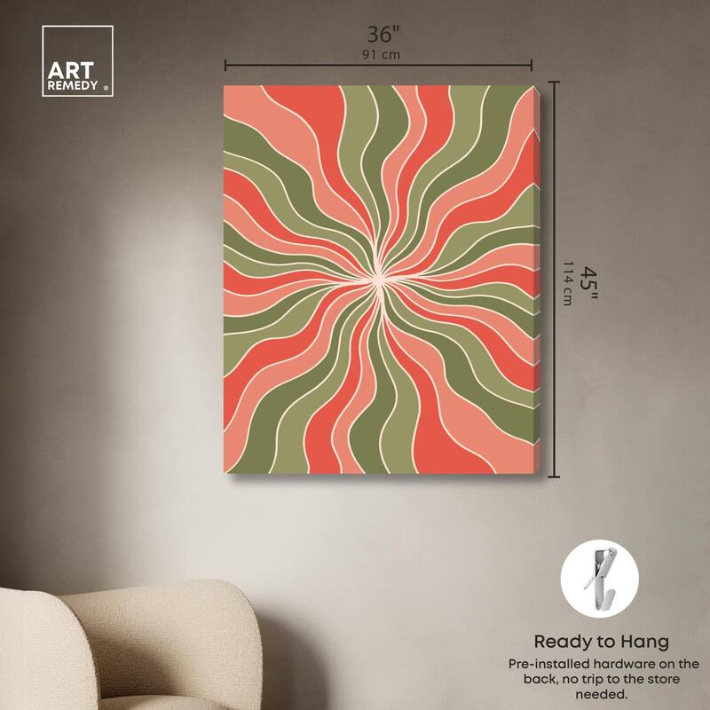 Carnaval Retro II Canvas by Art Remedy, Gallery Wrapped