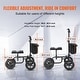 preview thumbnail 17 of 19, VEVOR Folding Knee Scooter, Carbon Steel Steerable Knee Walker for Injured Ankle Foot Knee