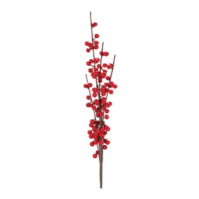 Ilex Berry Stem (Set of 2) - 3.5 x 2.5 x 27