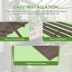 preview thumbnail 15 of 39, VEIKOUS Wooden Greenhouse Shelves, Heavy-Duty Storage Shelving for Wooden Greenhouses, 5 Available Sizes