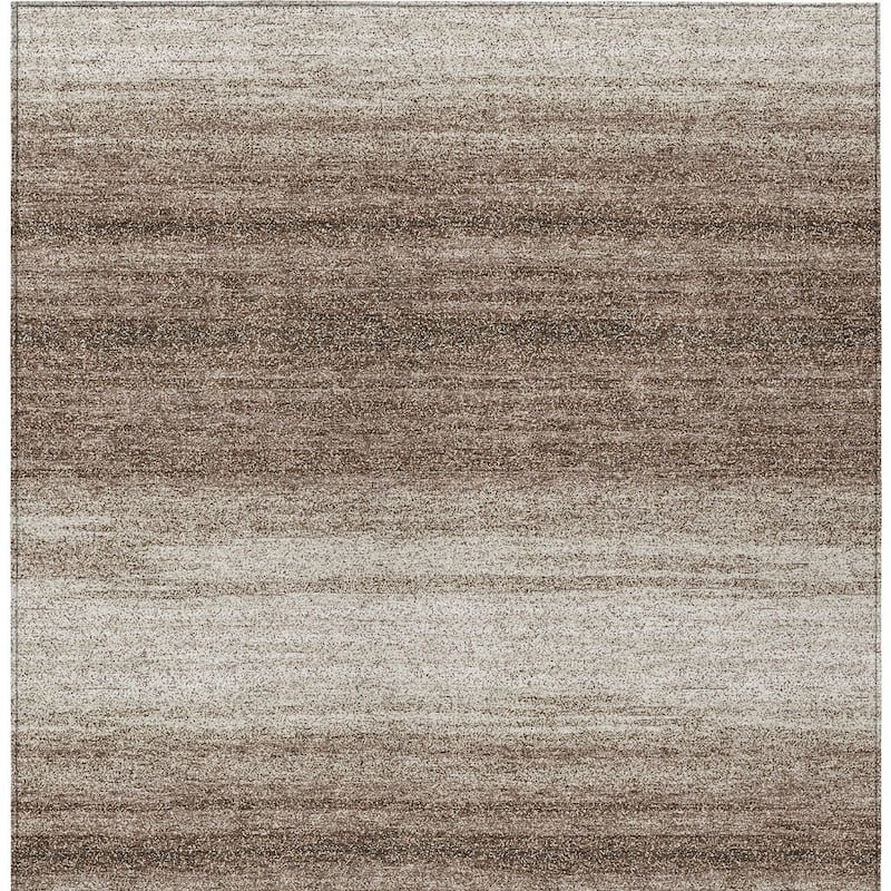 HomeRoots Abstract Transitional Rectangle Outdoor Rug