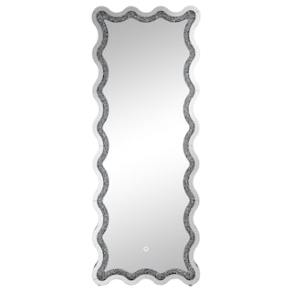 Brixey 24 X 63 Inch Led Lighting Standing Floor Mirror Black
