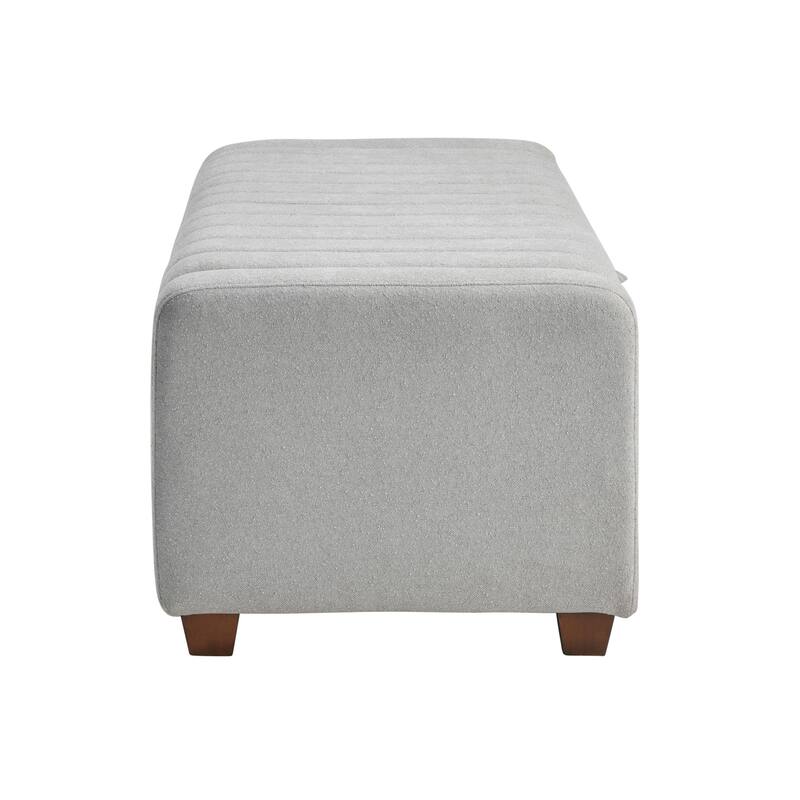 Bronte 50" Boucle Lift Top Storage Bench - Foam Cushioned Seat