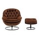 preview thumbnail 32 of 68, Living room chair with ottoman