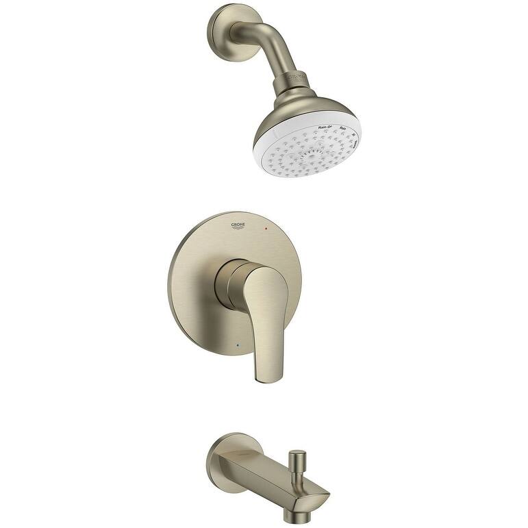 Grohe 10 249 7 Eurosmart Tub and Shower Trim Package with 1.75 GPM