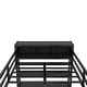 preview thumbnail 8 of 14, Full Size Loft Bed with Storage Cubes and Shelves,Metal Loft Bed with Wardrobe And L-shaped Desk