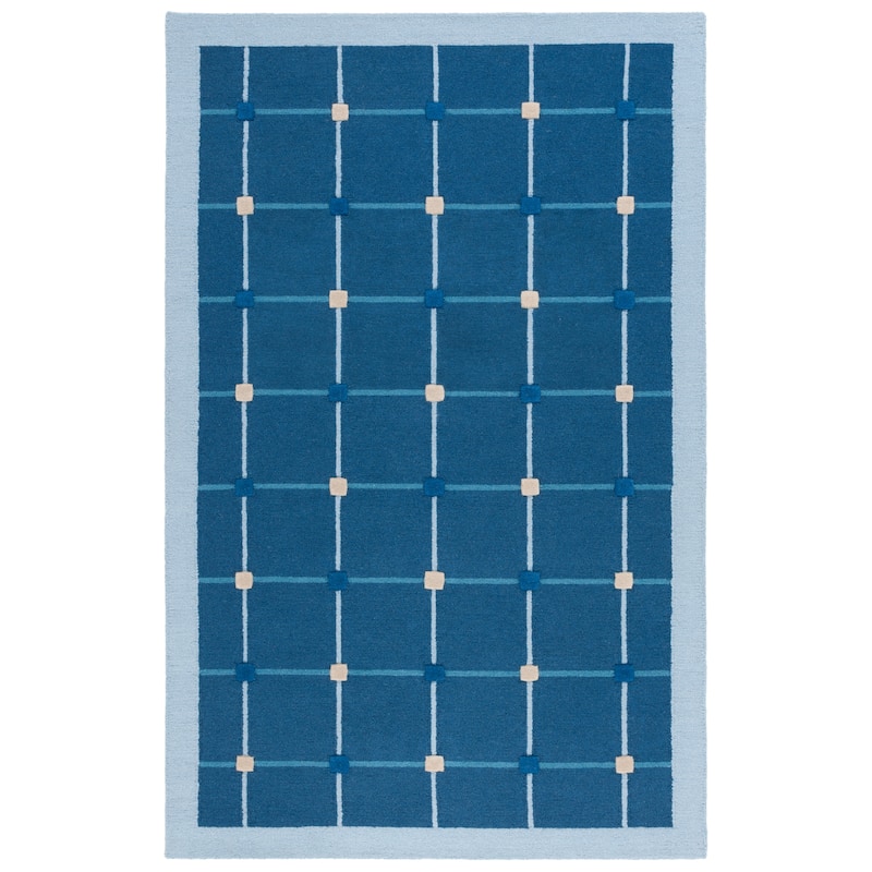 SAFAVIEH Handmade Genre Solenne Checkered Wool Rug