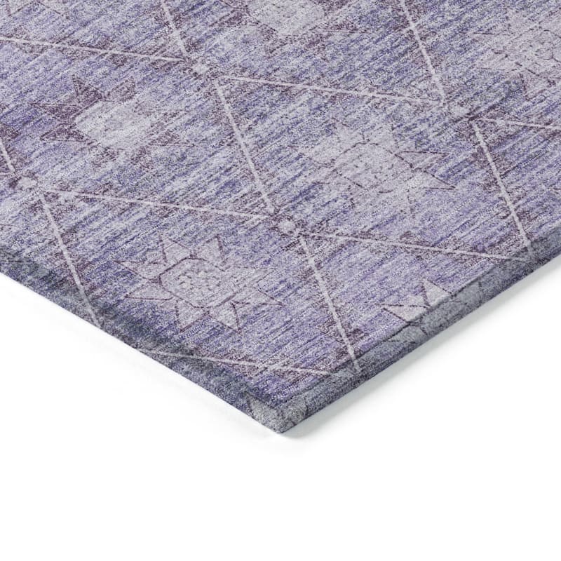 HomeRoots Floral Transitional Rectangle Outdoor Rug