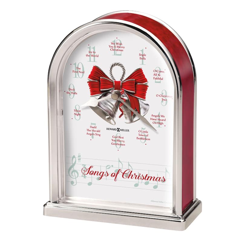 Howard Miller Songs of Christmas Tabletop Clock