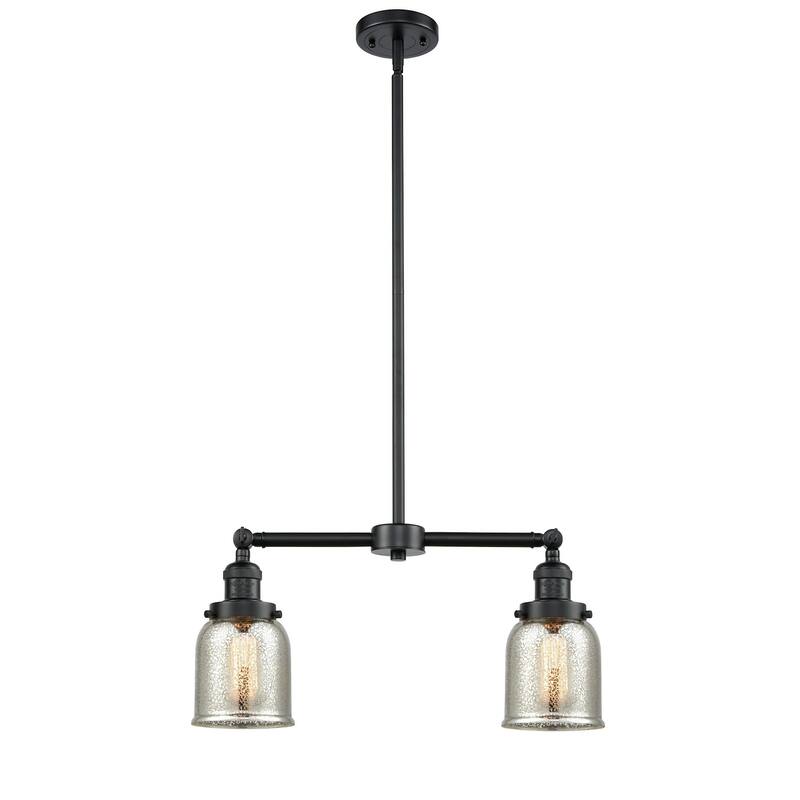 Innovations Lighting Small Bell 2 Light 21" Wide Linear Chandelier