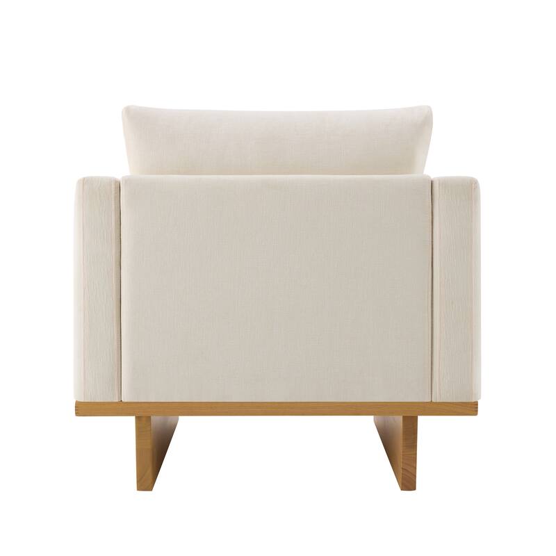 Modern Minimalist Accent Chair by Harper&Bright Designs