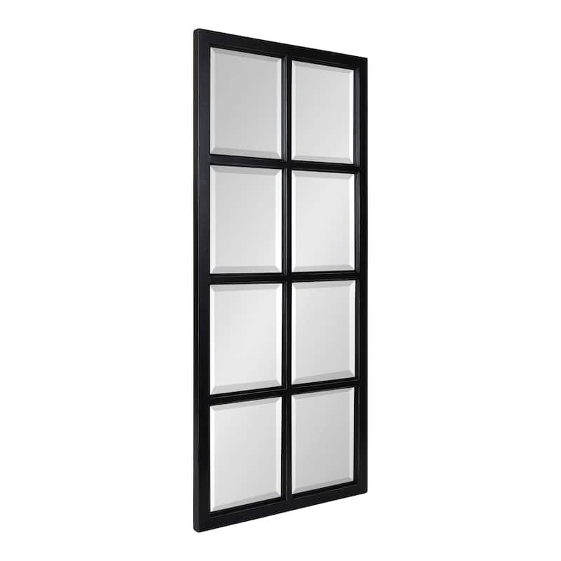 Kate and Laurel Hogan 9 Windowpane Wood Wall Mirror