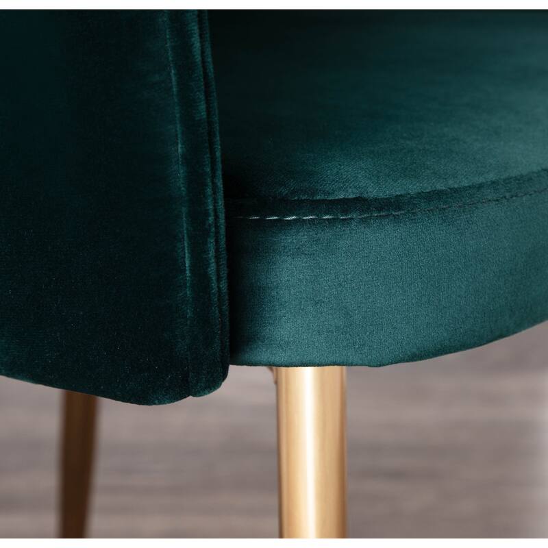 Silver Orchid Ralston Contemporary-Glam Velvet Upholstered Chair - N/A