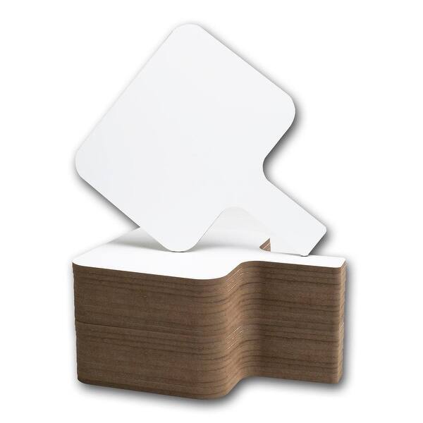 Flipside Dry Erase Rectangular Answer Paddles, 8 x 93/4 Inches, Pack