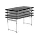 Lifetime 4-Foot Fold-In-Half Adjustable Table, Black (Light Commercial)