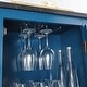 preview thumbnail 9 of 24, 47" Marbling Countertop Buffet Bar Cabinet w/ Glass Holders