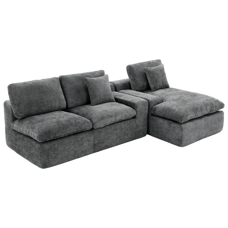 Cloud Sectional Sofa 107.9" Upholstered Sofa Couch