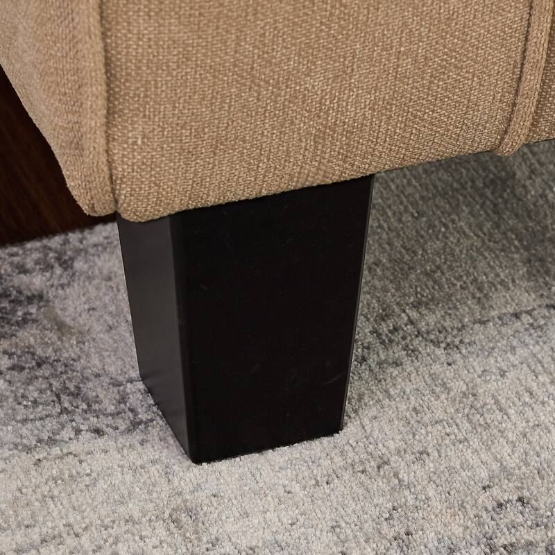 Serta Palisades Upholstered 73" Sofas for Living Room Modern Design Couch, Straight Arms, Soft Upholstery, Tool-Free Assembly