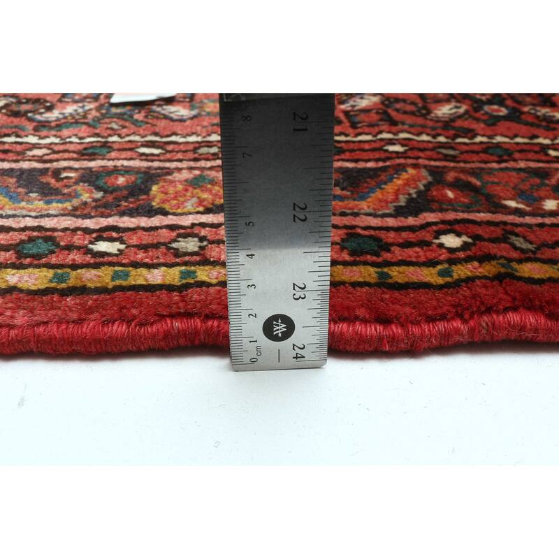 ECARPETGALLERY Hand-knotted Andelz Red Wool Rug - 2'10 x 12'0