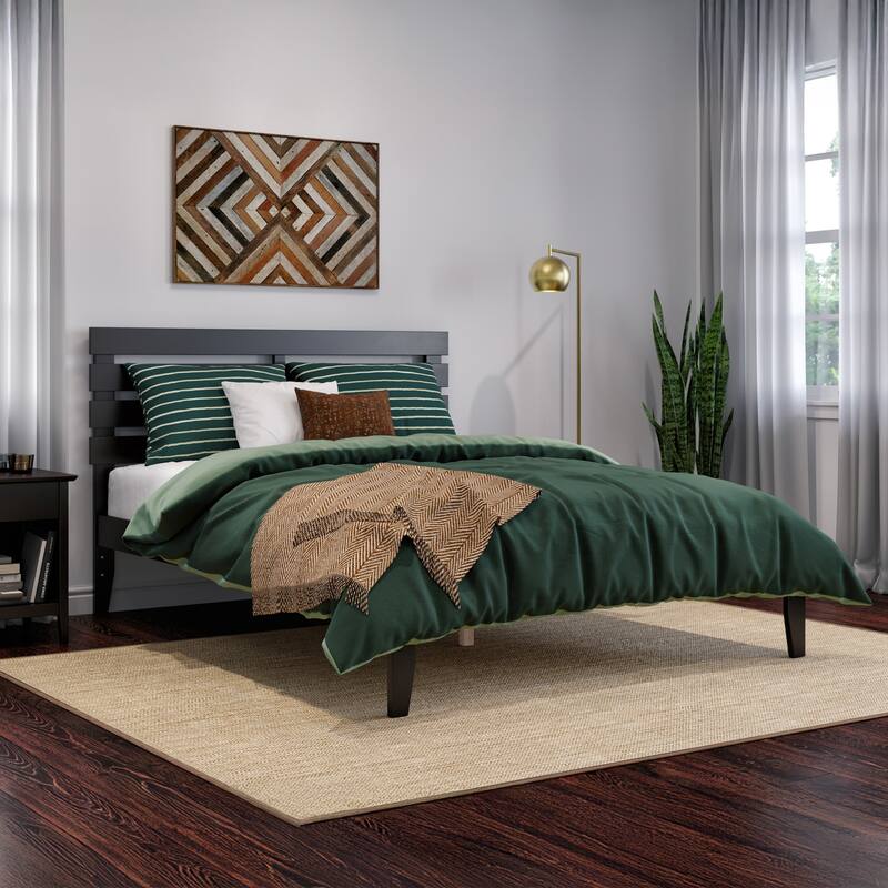 Oxford Queen Platform Bed in Espresso