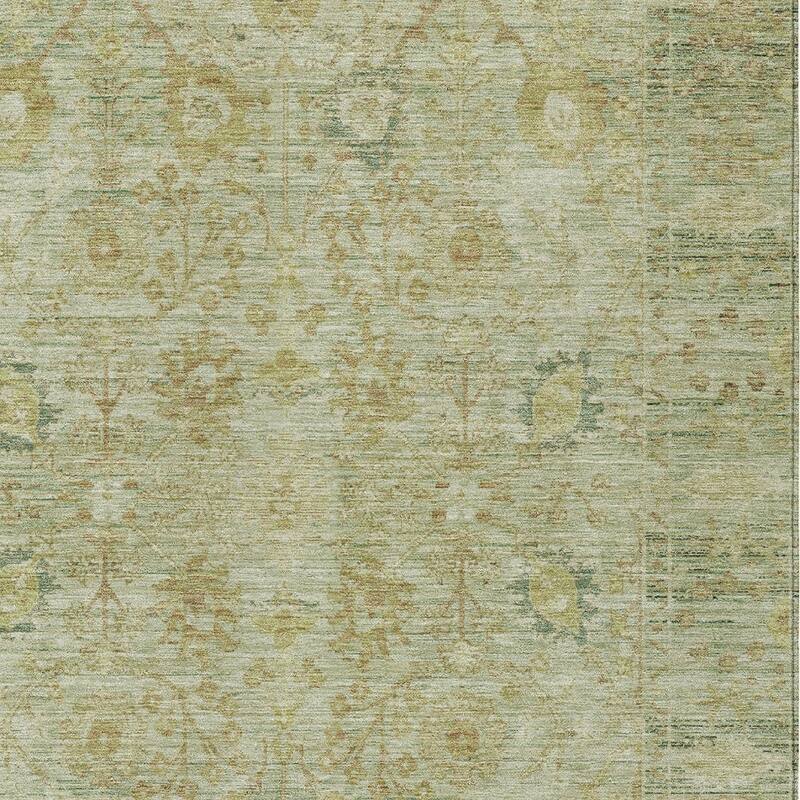HomeRoots Oriental Traditional Rectangle Outdoor Rug