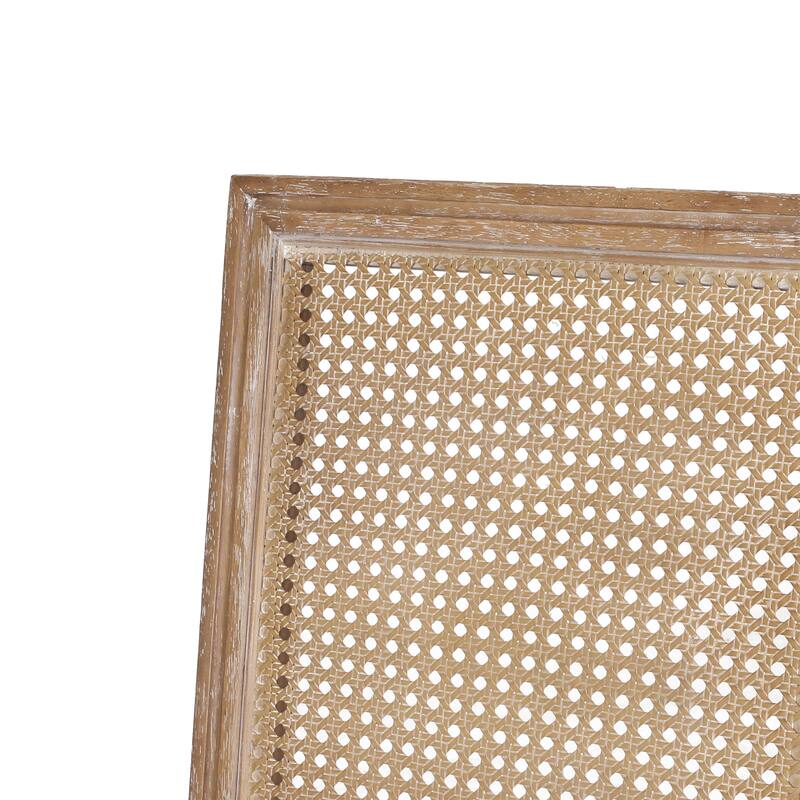 Pampas Wood and Cane Dining Set by Christopher Knight Home