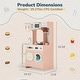 preview thumbnail 13 of 18, Wooden Play Kitchen Set for Kids, Pretend Cooking Toy, Interactive Kitchen Playset