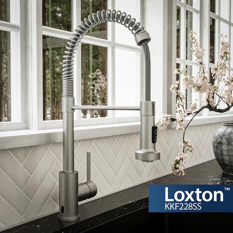 Karran Loxton Touchless Single-Handle Pull-Down Sprayer Kitchen Faucet
