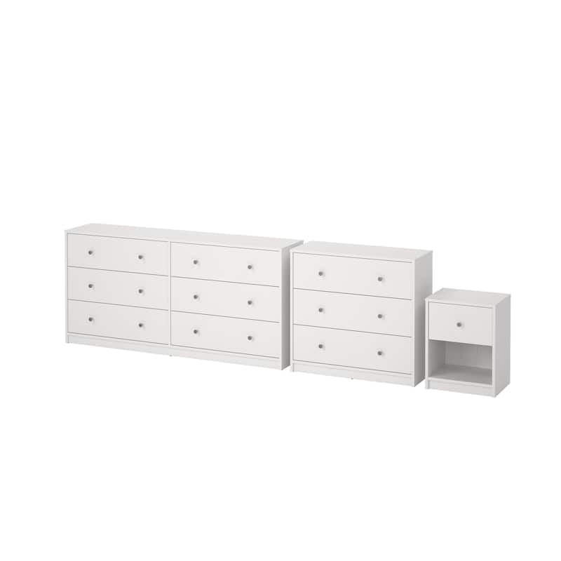 Porch & Den Zoe 3-Piece Bedroom Set - White