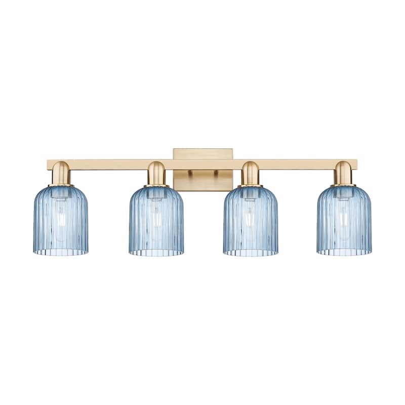 Innovations Lighting Downtown Urban - Bridal Veil - 4 Light 32" Bath Vanity Light