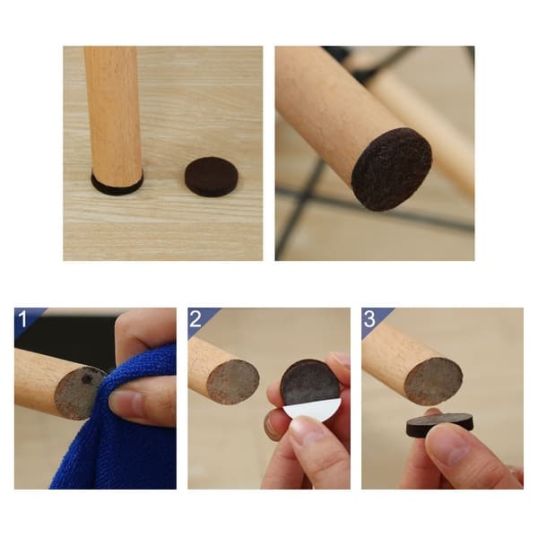 Felt Furniture Pads Round Self Adhesive Anti Scratch Desk Round Self Adhesive Anti Scratch Desk