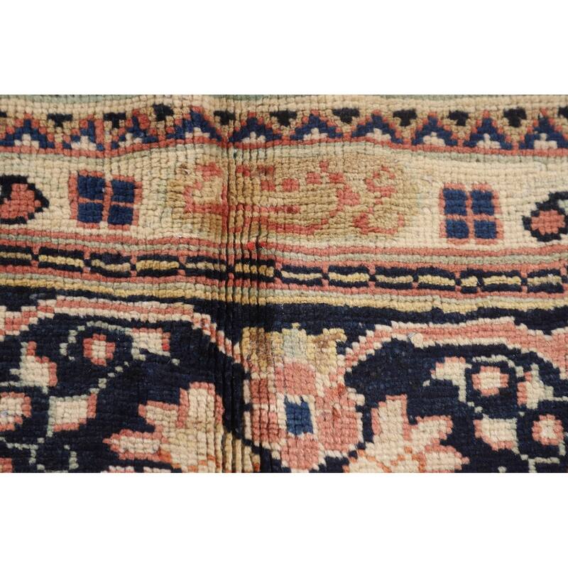 Mahal Persian Vintage Area Rug Hand-Knotted Wool Carpet - 8'5"x 12'2"