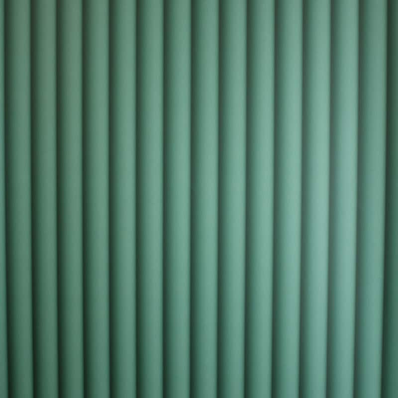 Fine Decor Raiden Sea Green Ribbed Panel Wallpaper - N/A