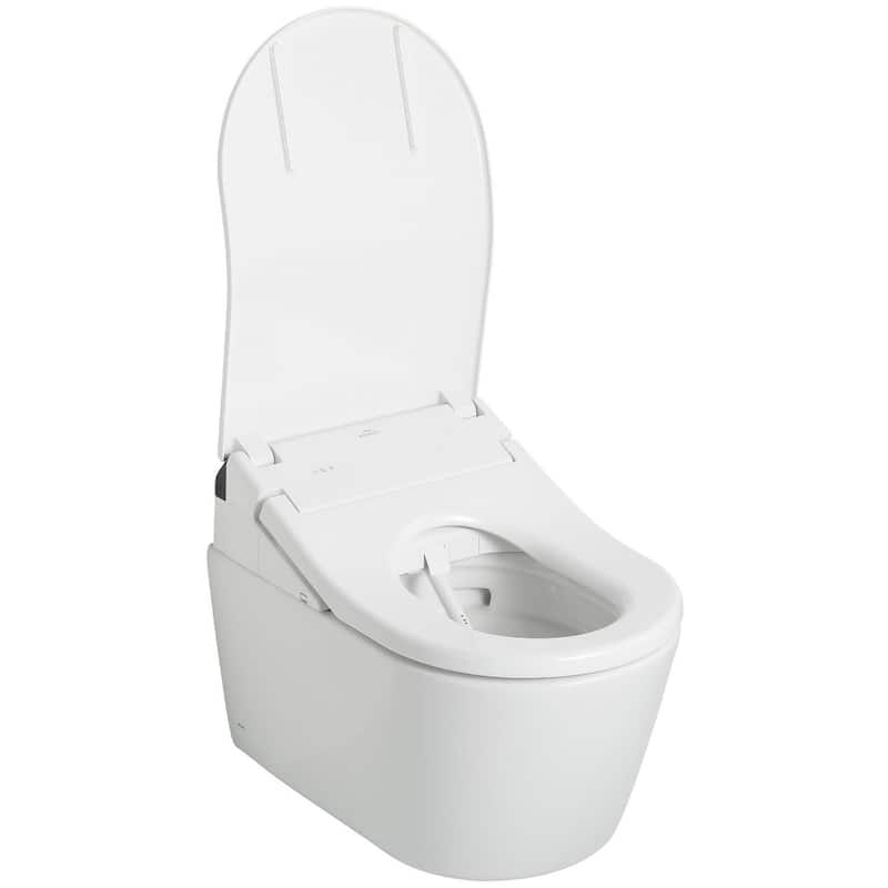 TOTO RP Wall Mounted Elongated Chair Height Toilet Bowl Only with - Cotton White