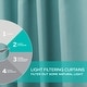 preview thumbnail 78 of 99, ATI Home Indoor/Outdoor Solid Cabana Tab Top Curtain Panel Pair