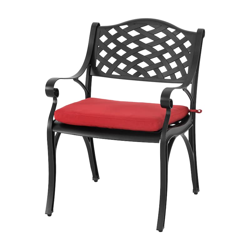 Outdoor 2-Person Cast Aluminum Bistro Set