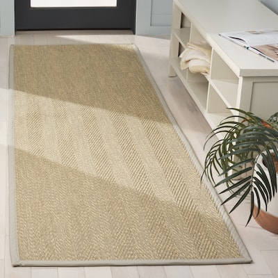SAFAVIEH Napa Faux Sisal Ritu Washable Indoor/Outdoor Rug - Weather Resistant & Easy Cleaning
