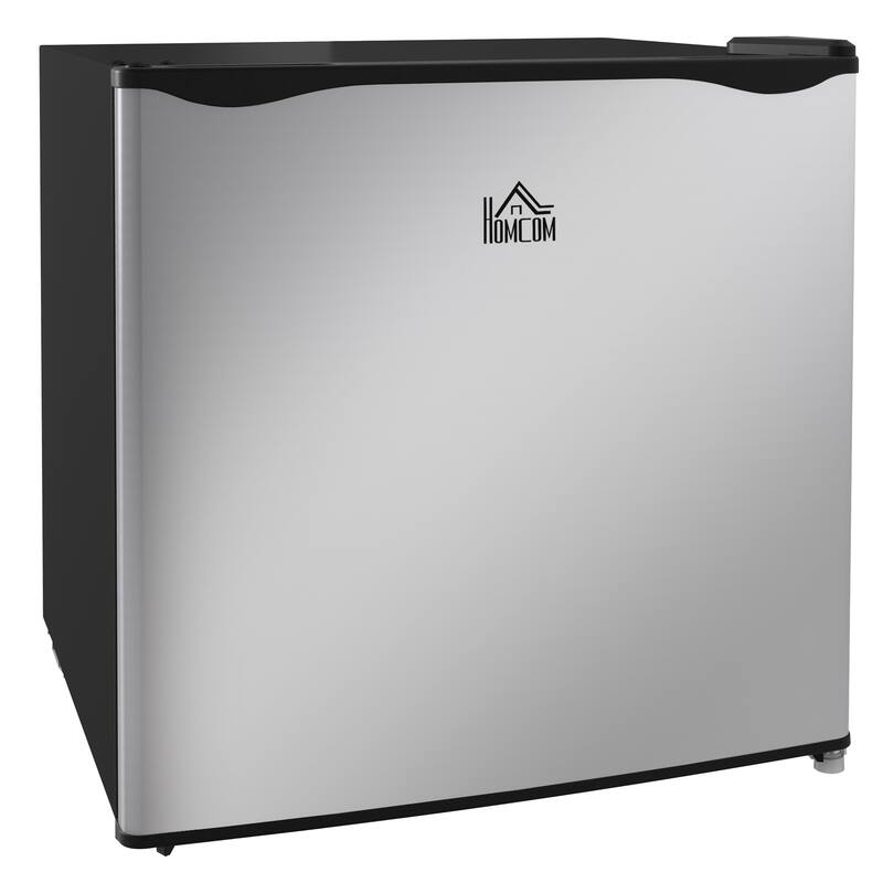 HOMCOM Mini Freezer Countertop, 1.1 Cu.Ft Compact Upright Freezer with Removable Shelves, Reversible Door for Home