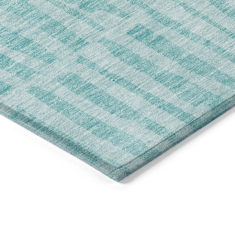 Machine Washable Indoor/ Outdoor Chantille Modern Geo Rug