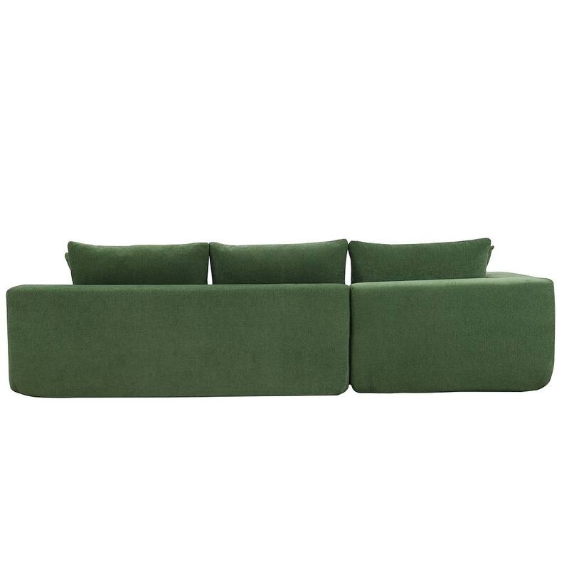 L-shaped Modular Sectional Living Room Sofa Set