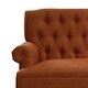 preview thumbnail 65 of 70, Moser Bay Arete Upholstered Tufted Settee Chesterfield Style Loveseat, Velvet or Linen