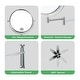 preview thumbnail 4 of 20, 8 inch Double-Sided Framed Wall Mounted Magnifying Bathroom Mirror