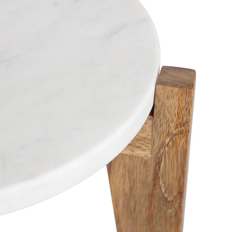 Kate and Laurel Icelyn Round Plant Stand Set